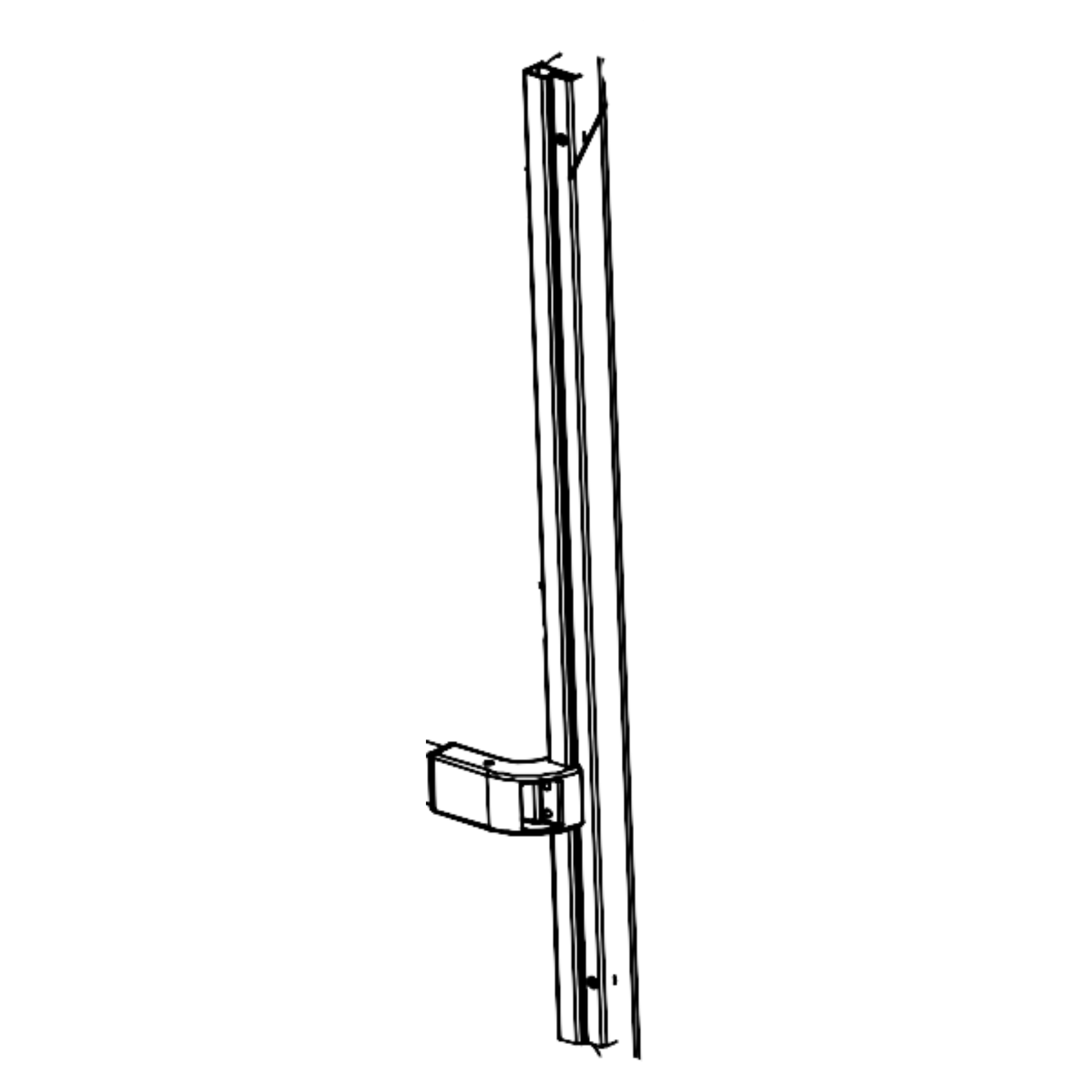 S4.DB Rear Glass Door Reinforcement Tube