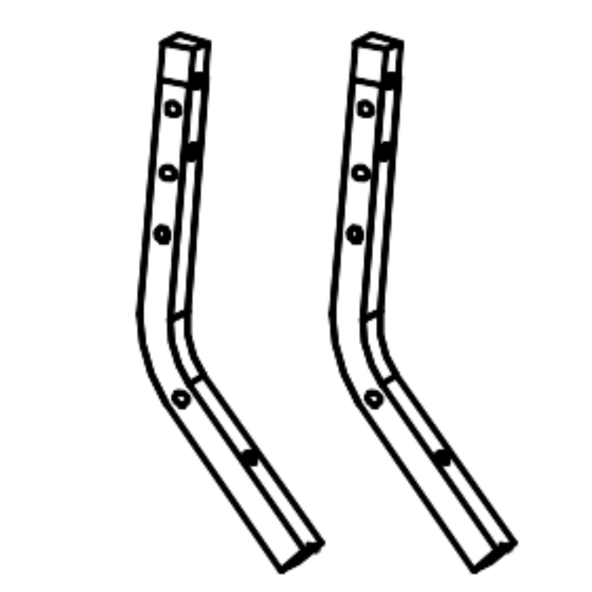 A4 Top Roof Rear Support/Down