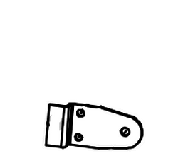 Luggage Rack Support Plate/Up