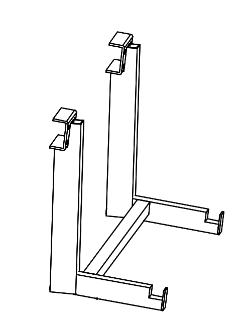 Golf Bag Holder Supporting Parts