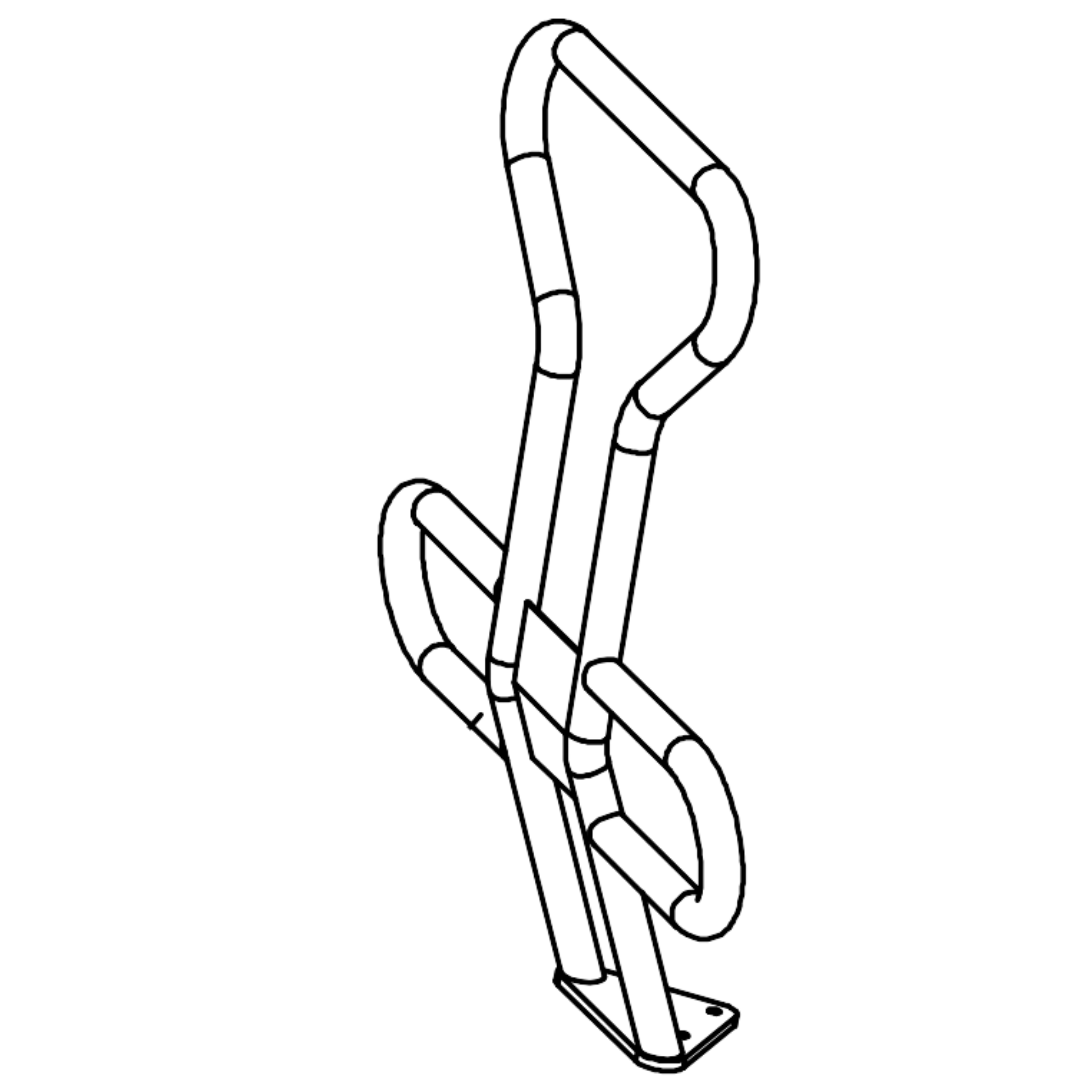 Foldable Rear Seat Rear Armrest