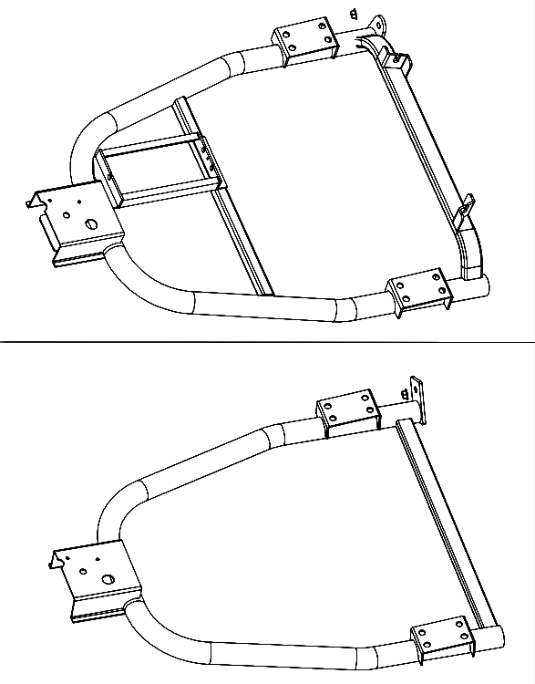A627 Disc Brake Rear Axle Bend Pipe Assy