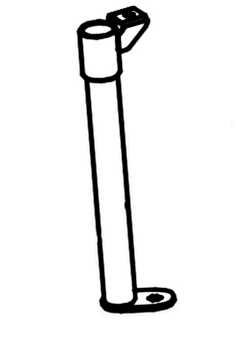 A627 Padel Underframe Rear Support/L