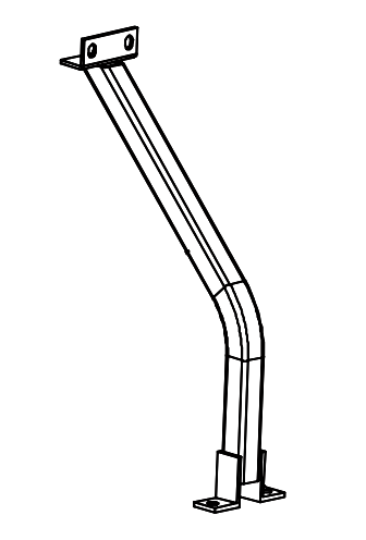 A627 Rear Seat Back Supporting Tube