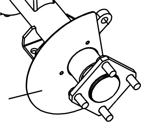 A627 Disc Brake Rear Axle Fender