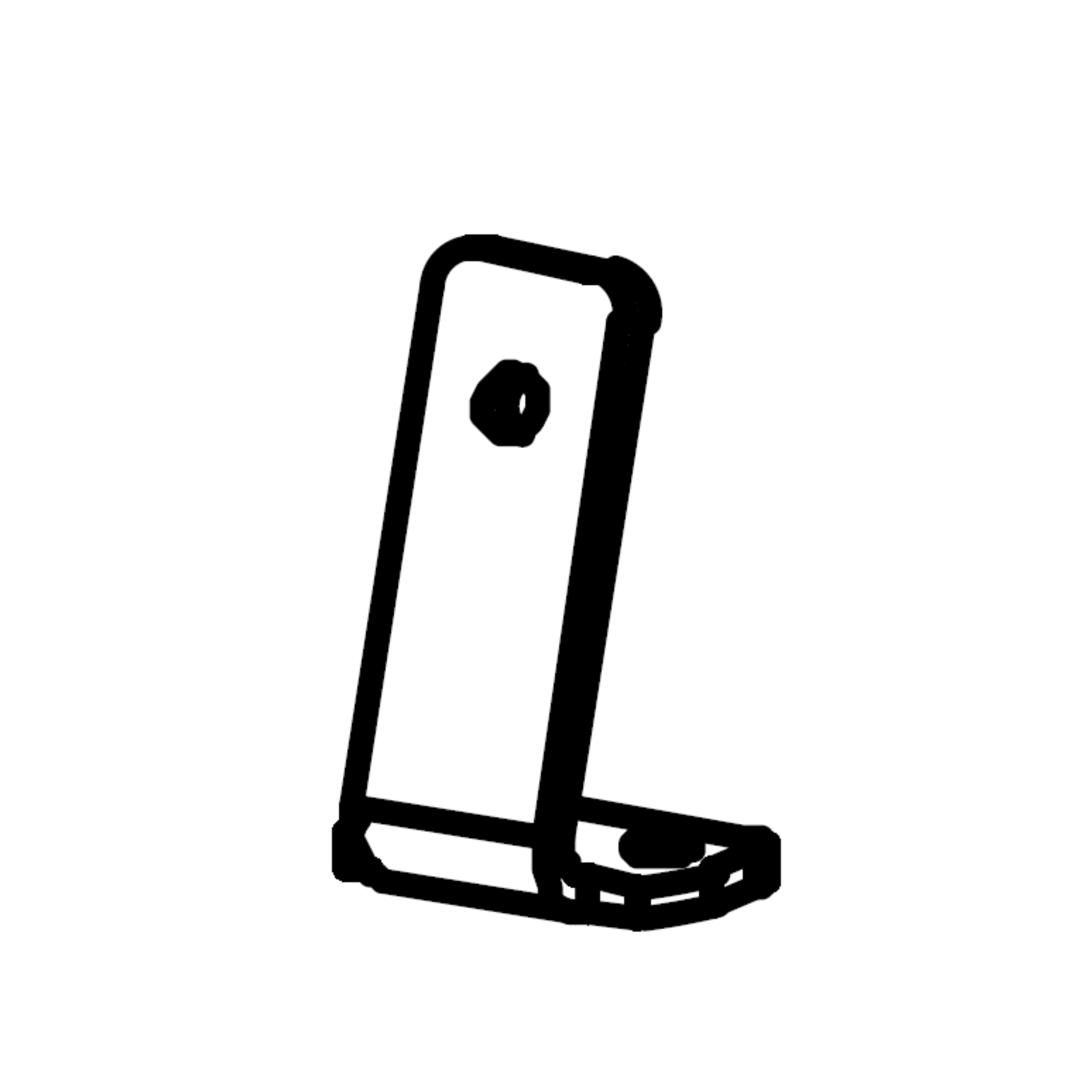 Backrest Bracket Upper Folded Plate