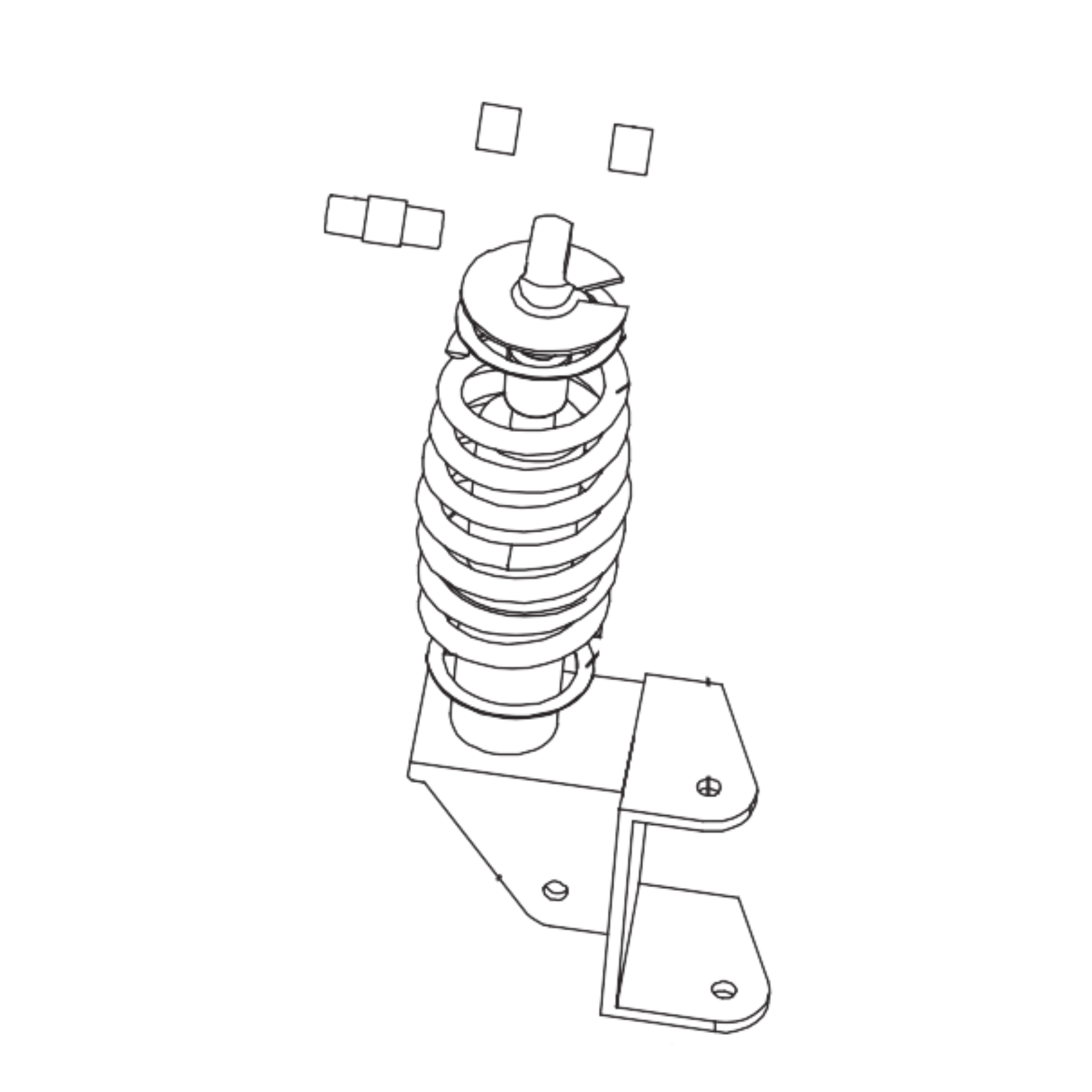 A8 Front Shock Absorber Assembly/L