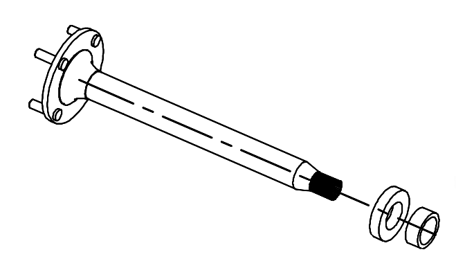 Rear Axle Shaft/Short
