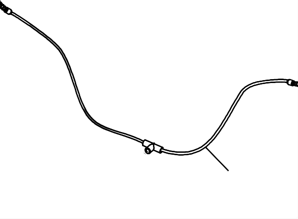 Brake steel oil pipe 750