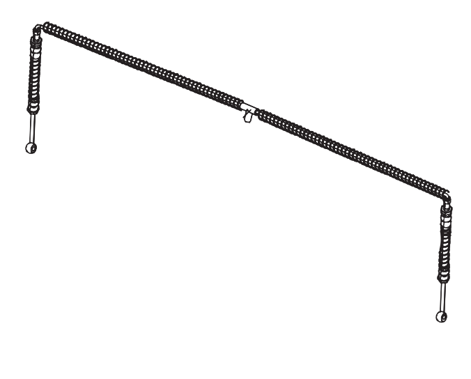 Rear Plastic Oil Pipe