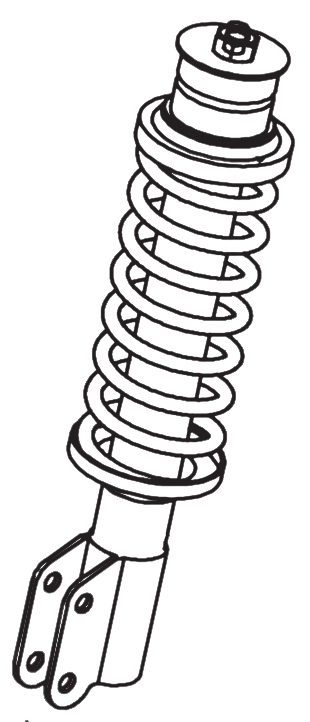 Front Shock Absorber Ass L
