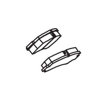 A627 Rear Brake Shoe For Lifted Cart