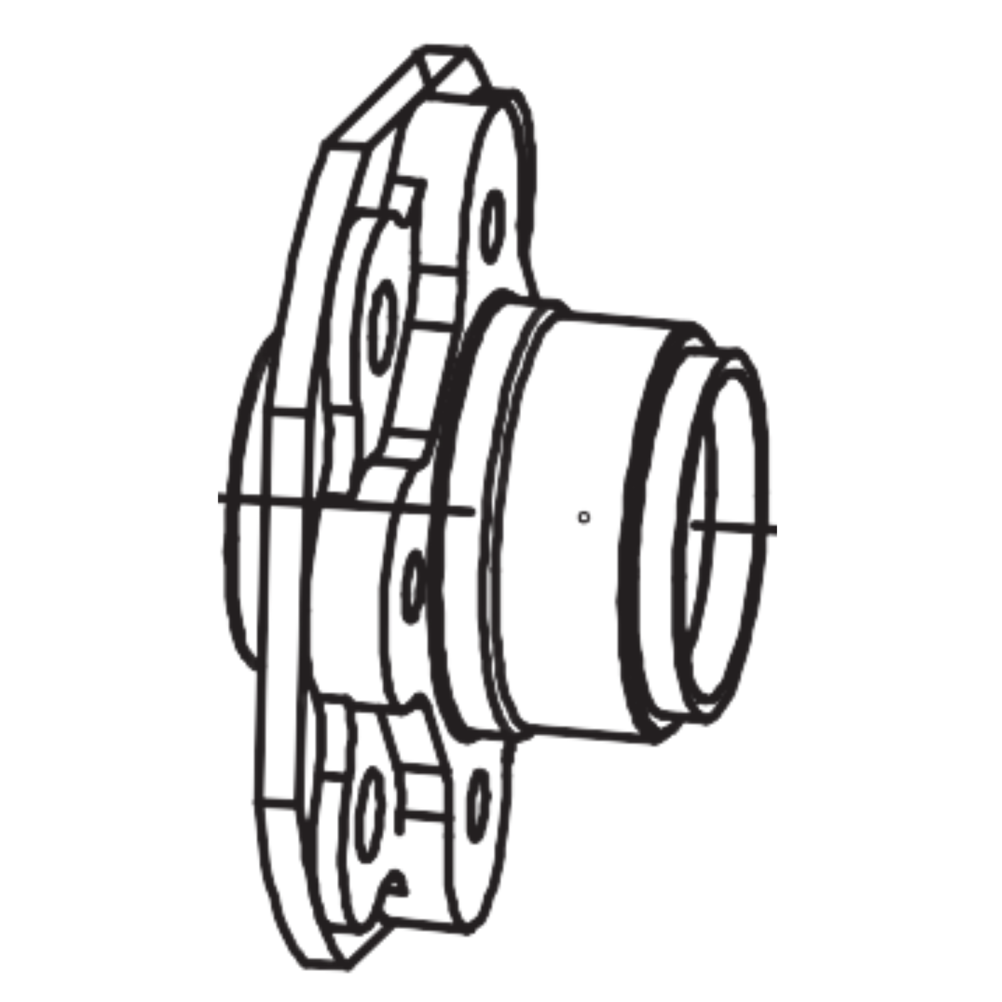 Disc Brake Bearing Base Assembly