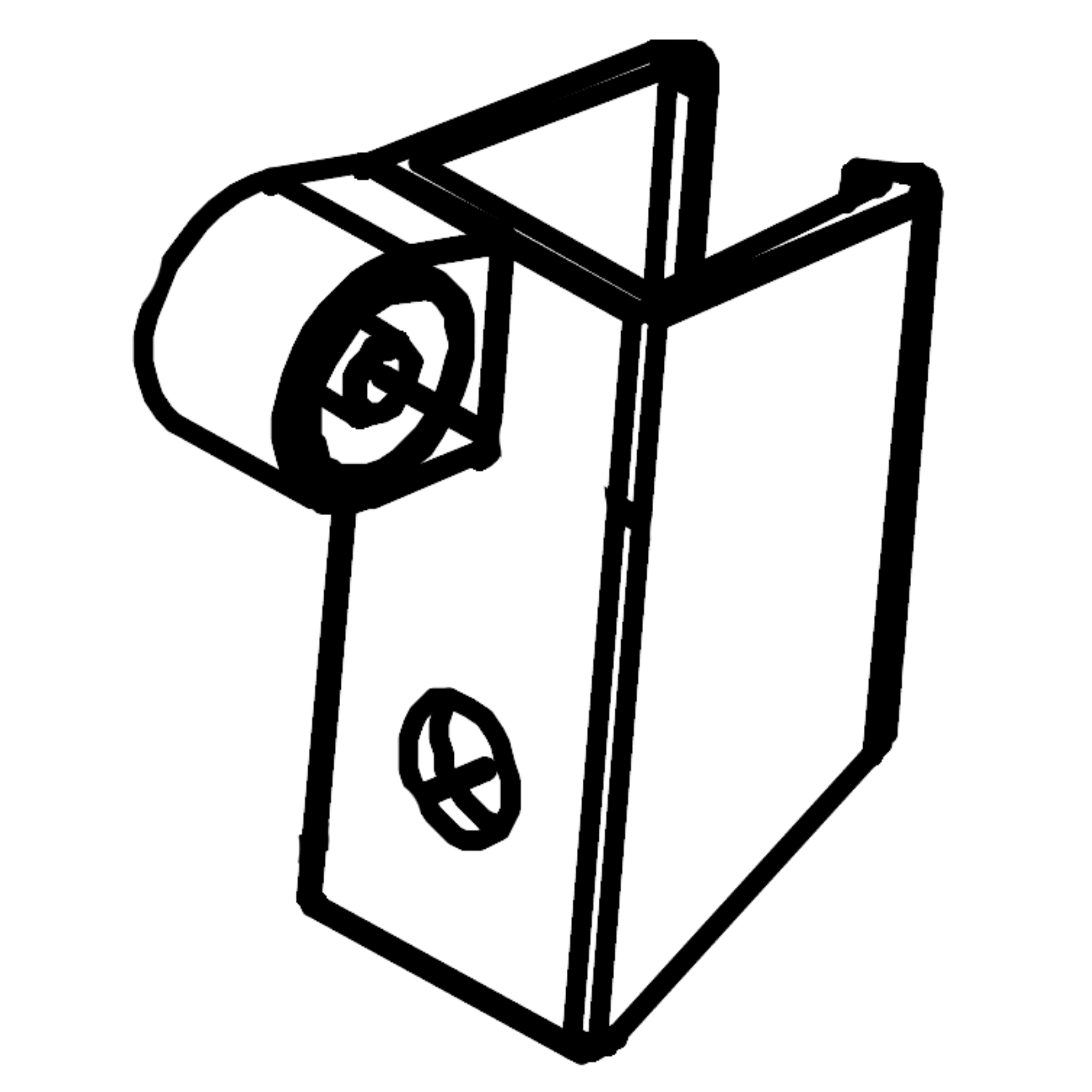 Foldable Windshield Outer Hinge R