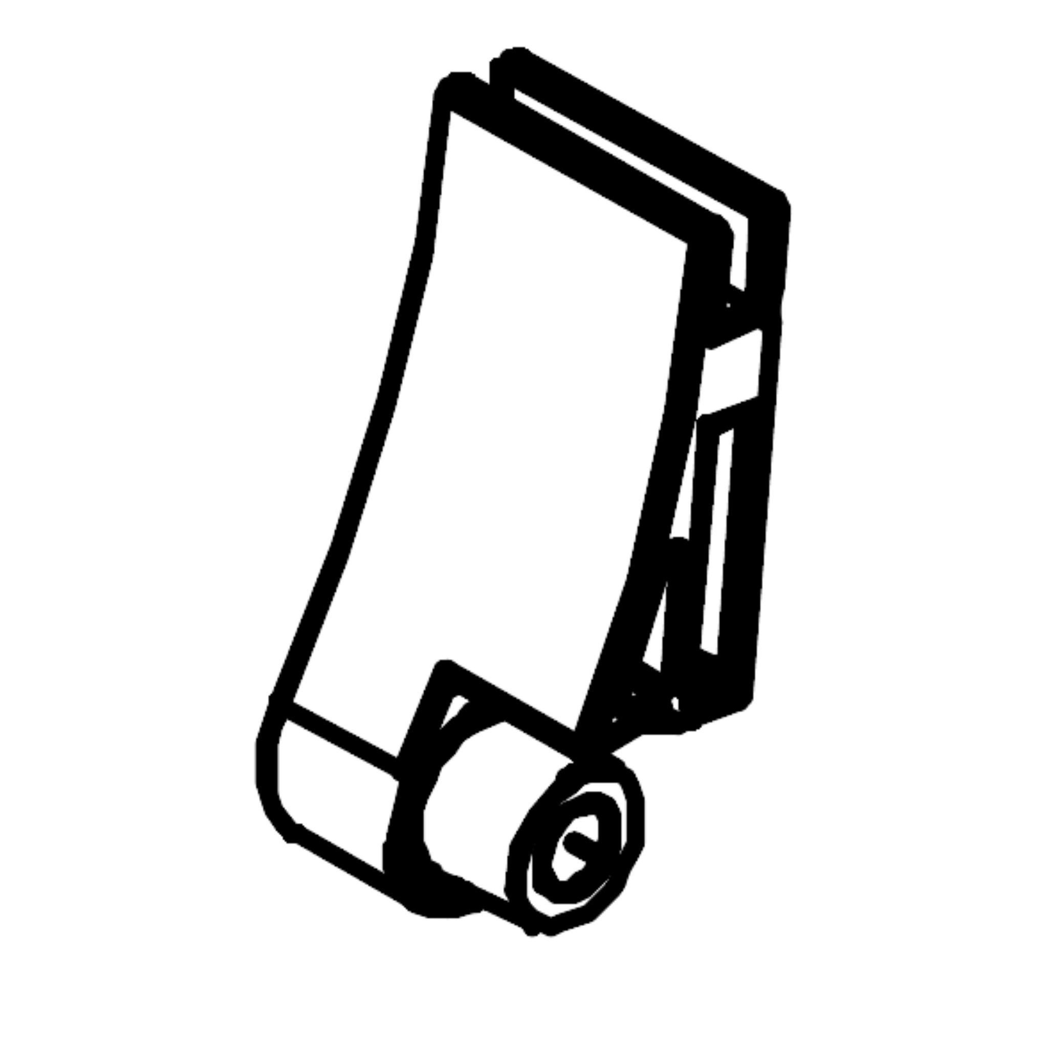 Foldable Windshield Inter Hinge L