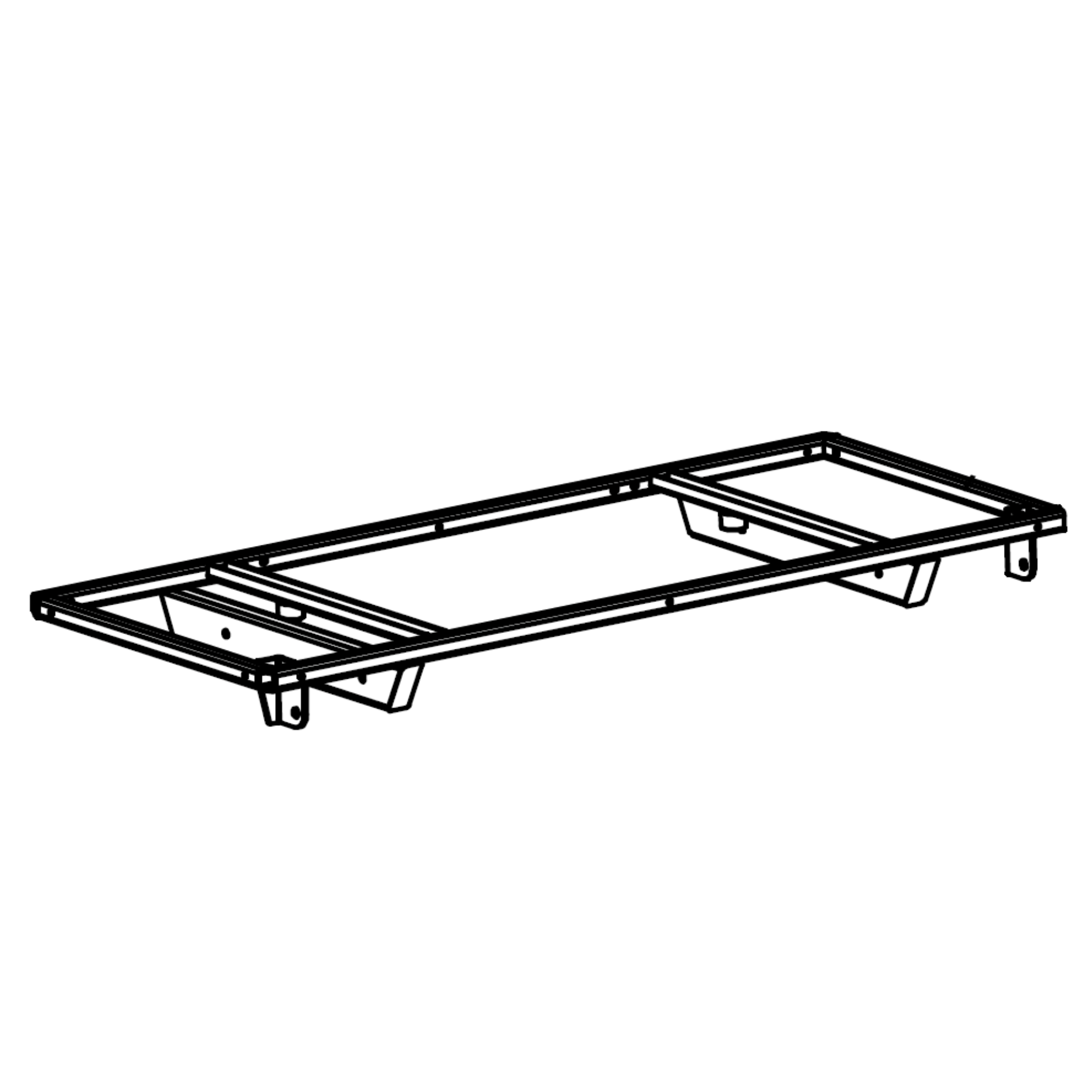 Flip Golf Seat Underframe/Down