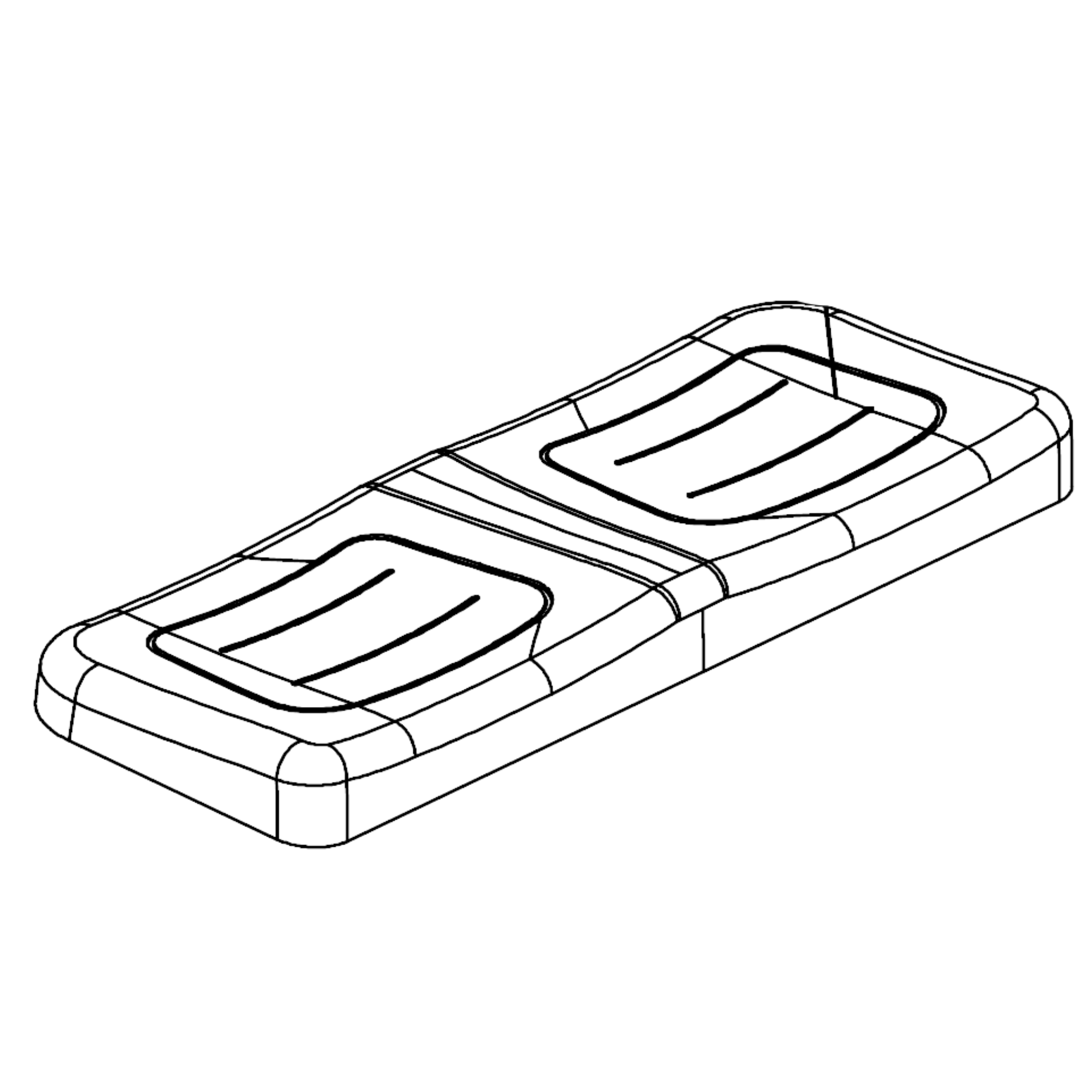 Foldable Rear Sear Cushion