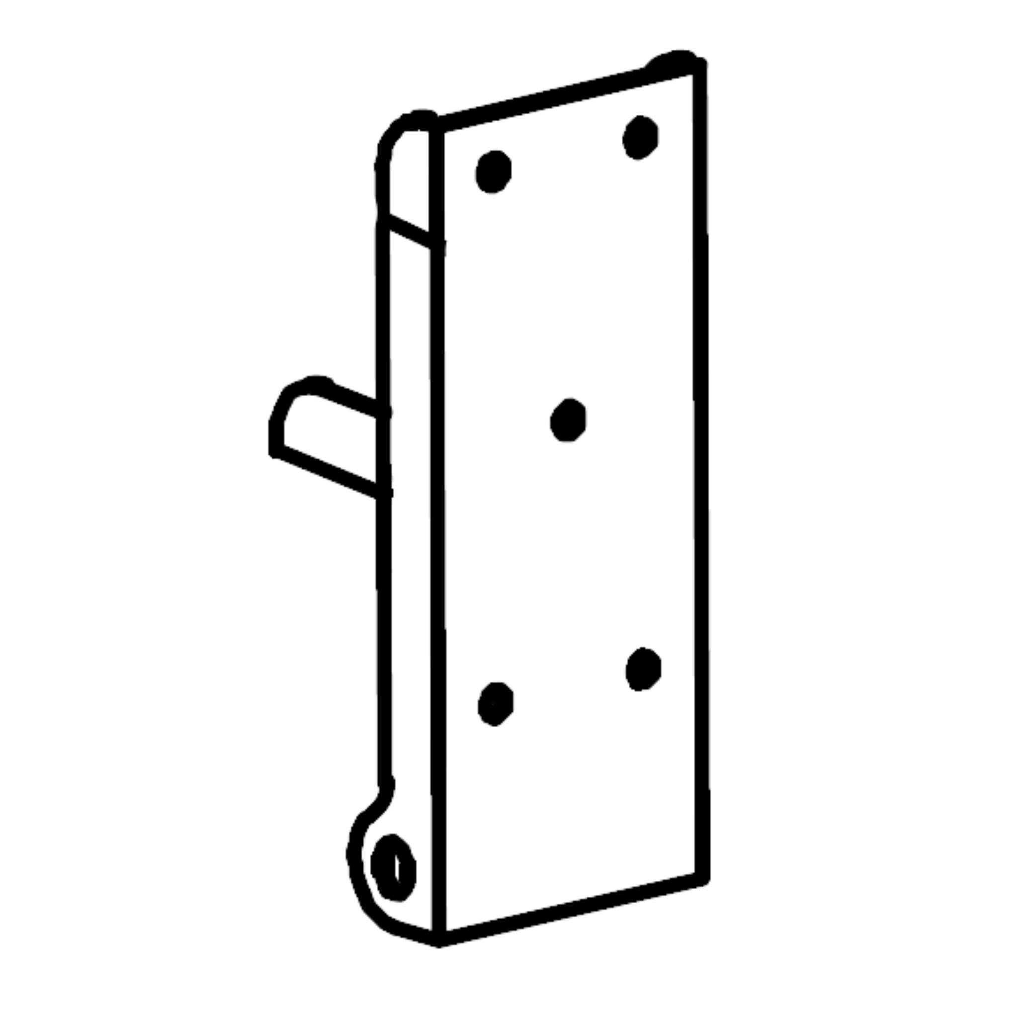 Rear Seat Back Fixed Support