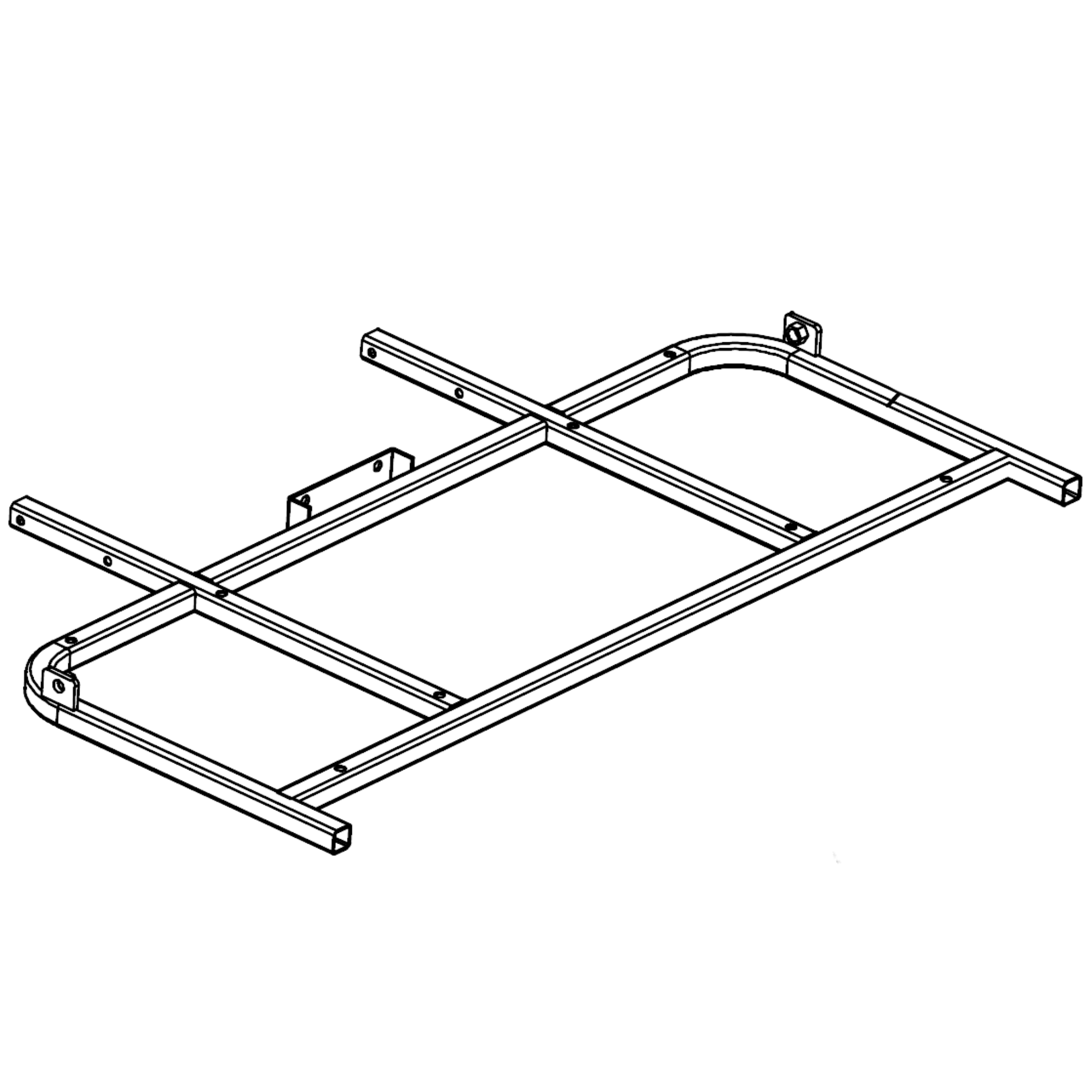 Foldable Rear Seat Frame