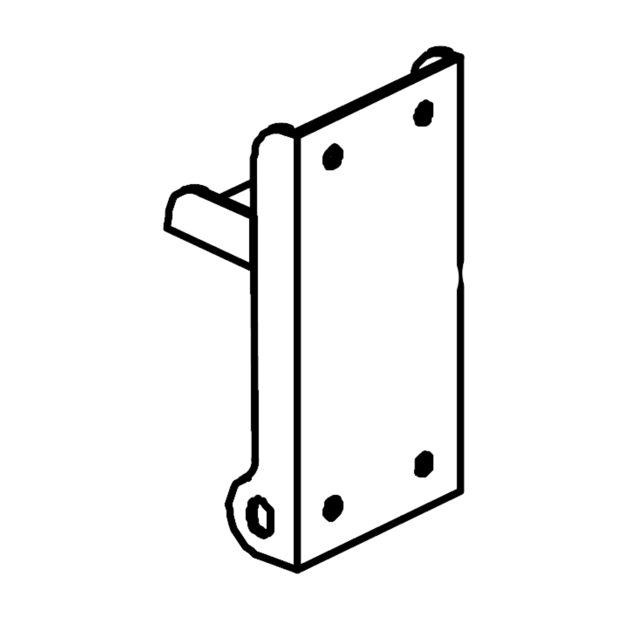 Rear Seat Back Fixed Support