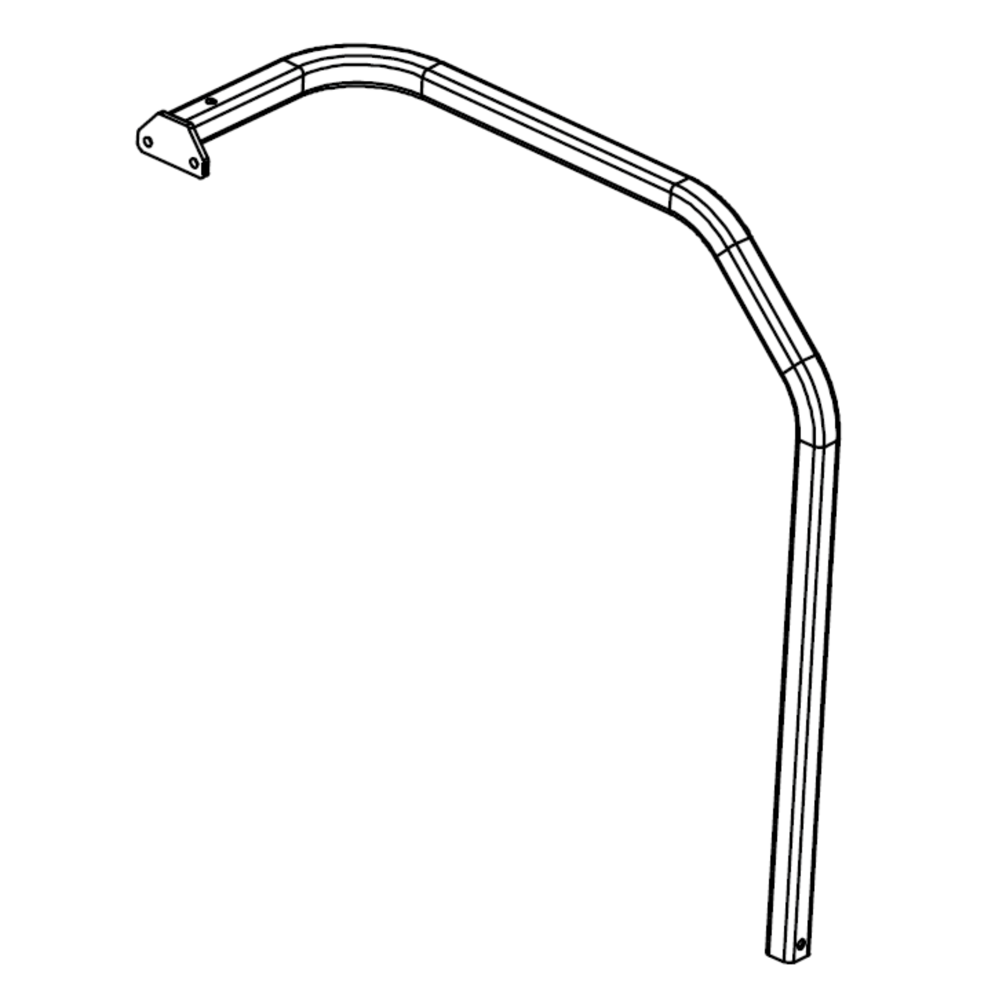 Rear Seat Side Armrest/R