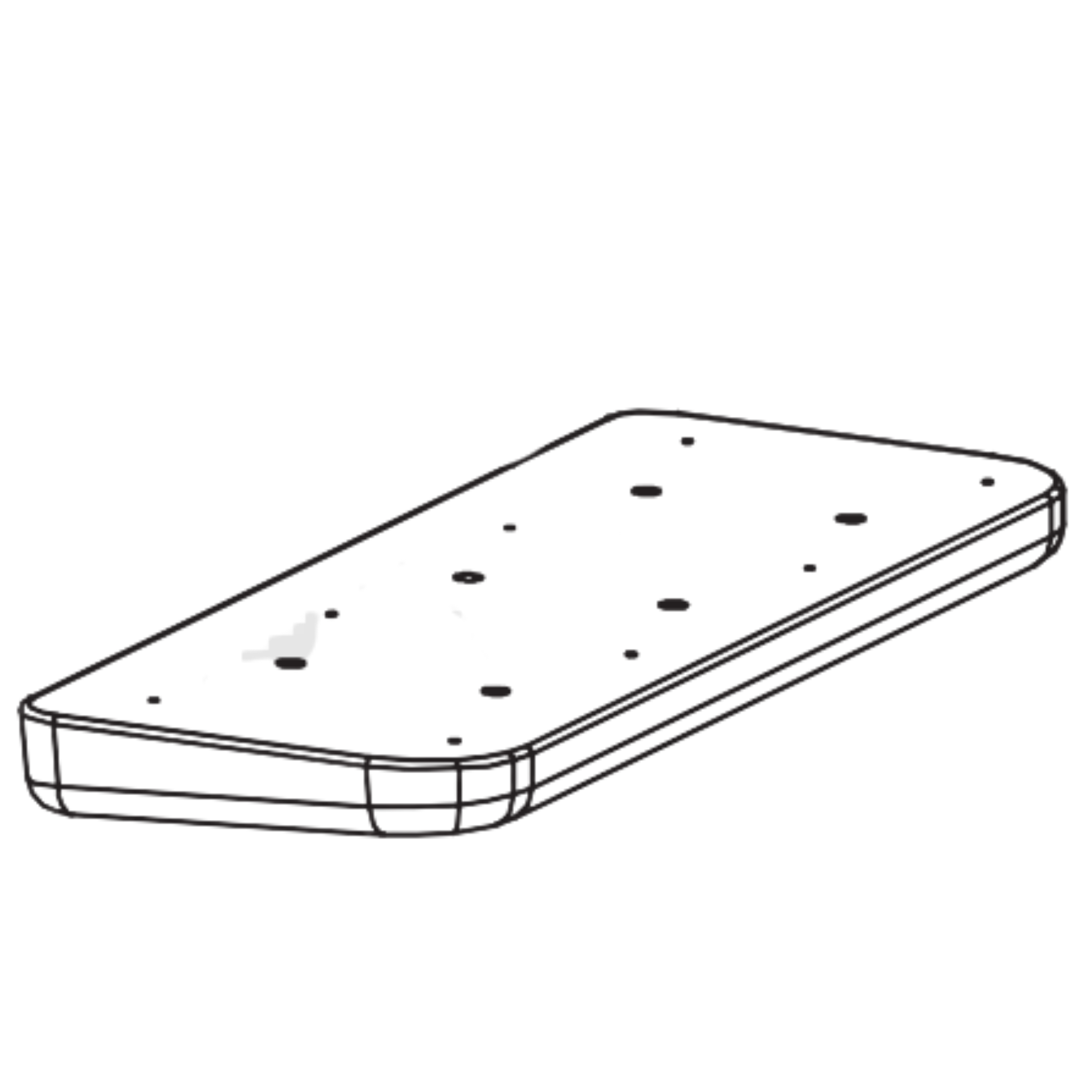 A627 Foldable Rear Seat Cushion