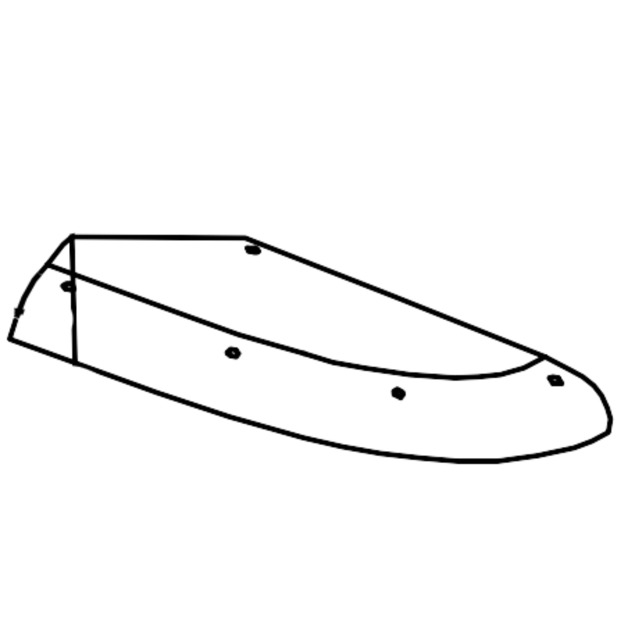 Rear Cover Rubber Plate/L