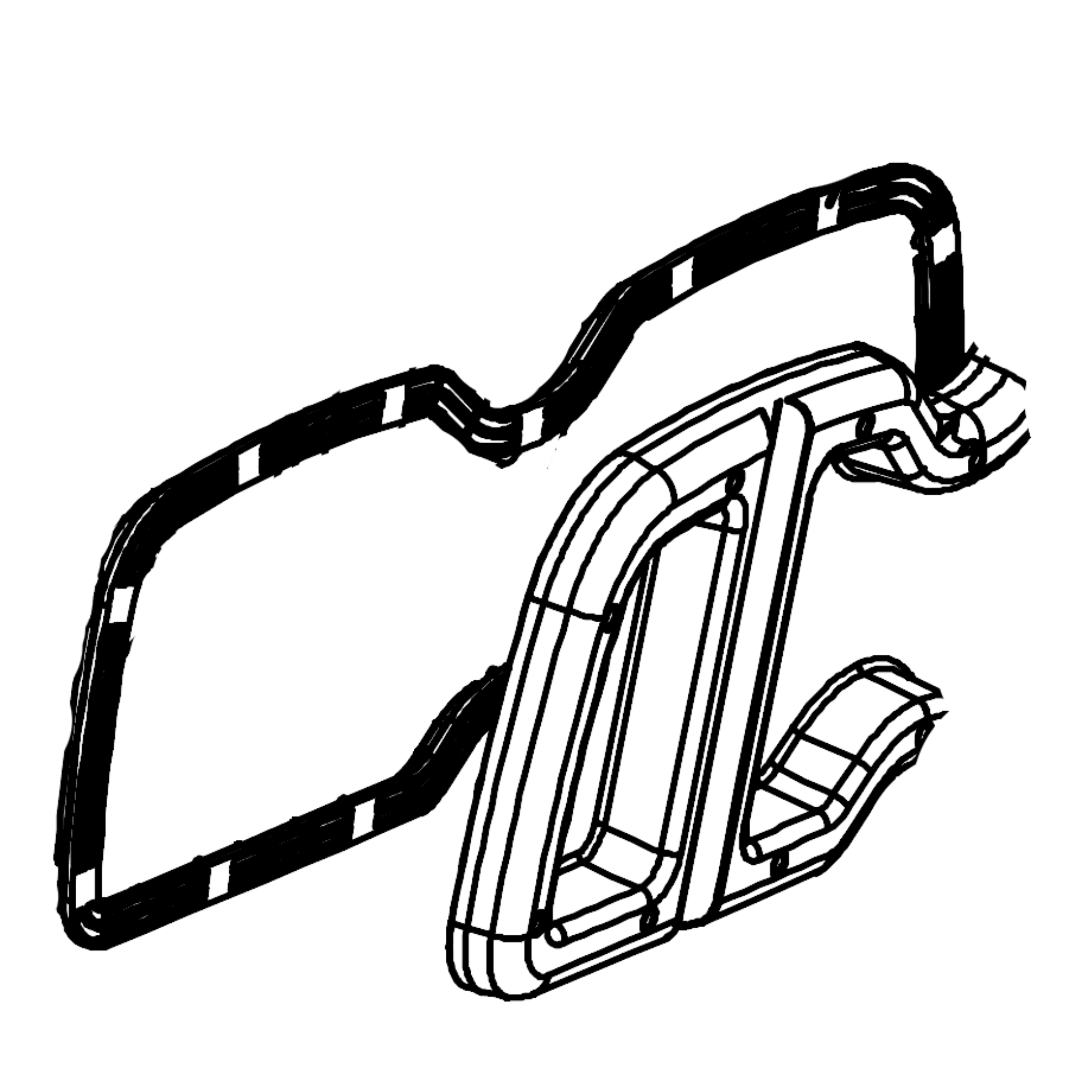 Rear Seat Back Frame