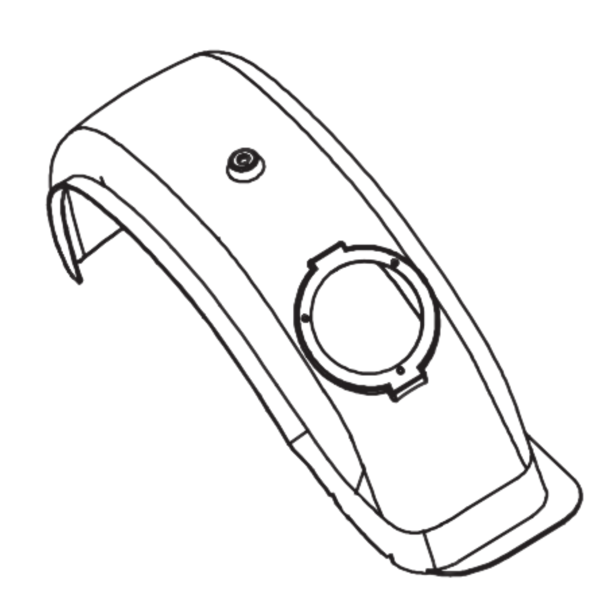 A627 Rear Fender L-B