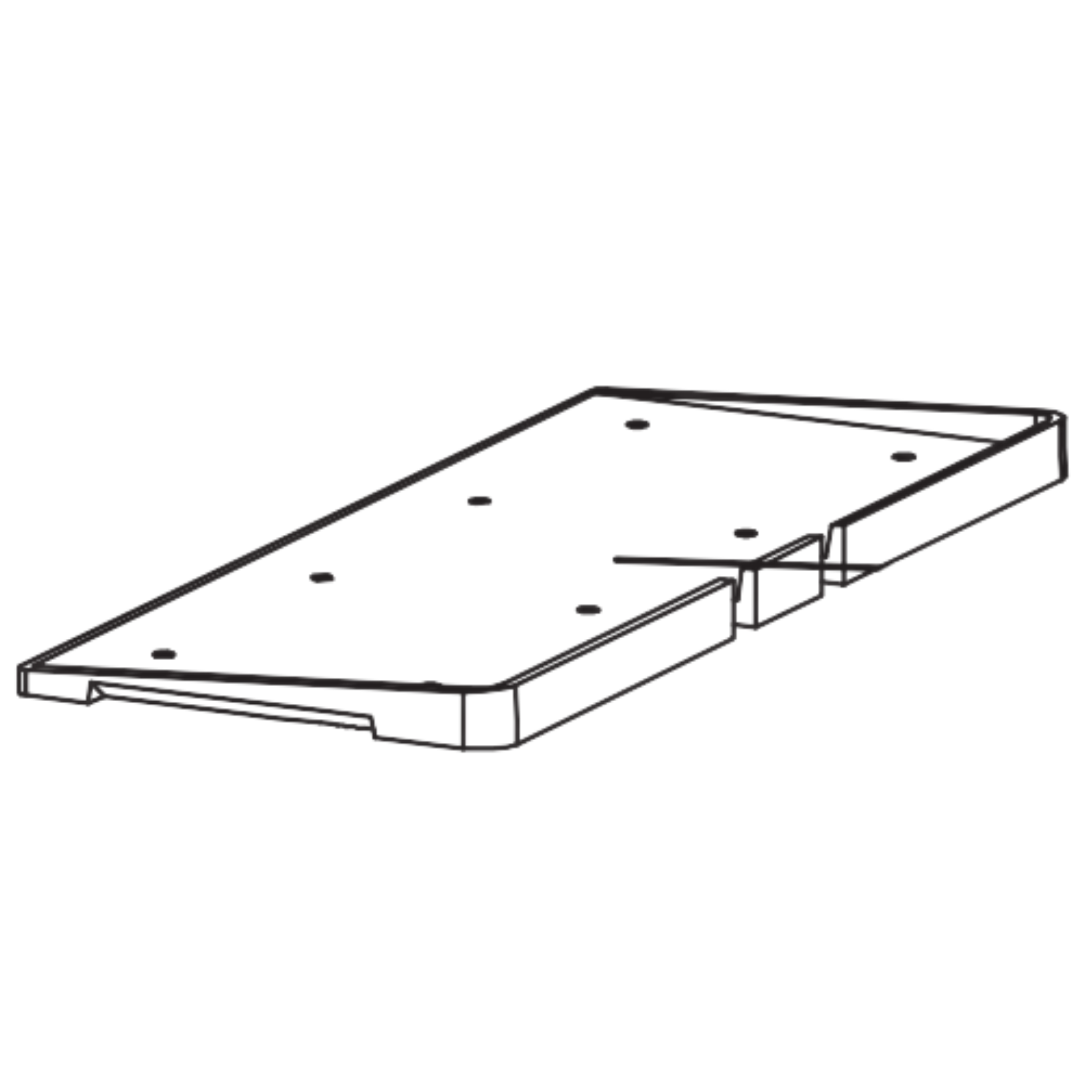 Foldable Rear Seat Turnover Board