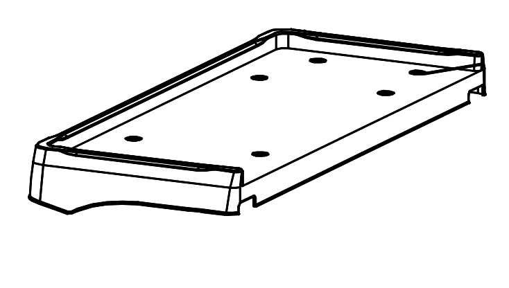 A627 Foldable Rear Seat Bottom Plate