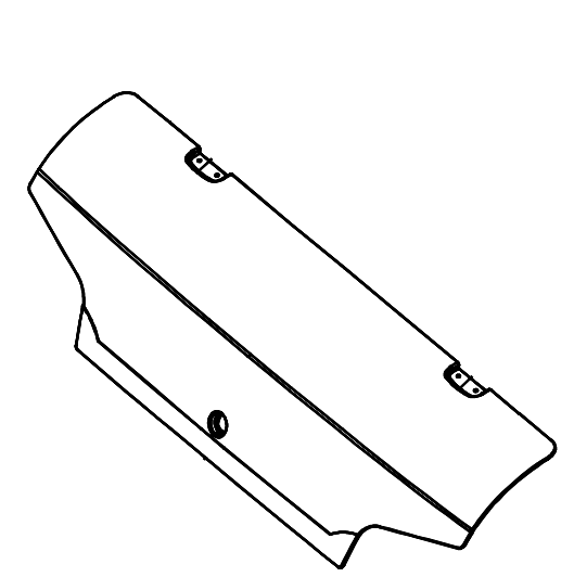 DB Luggage Box Cover Plate