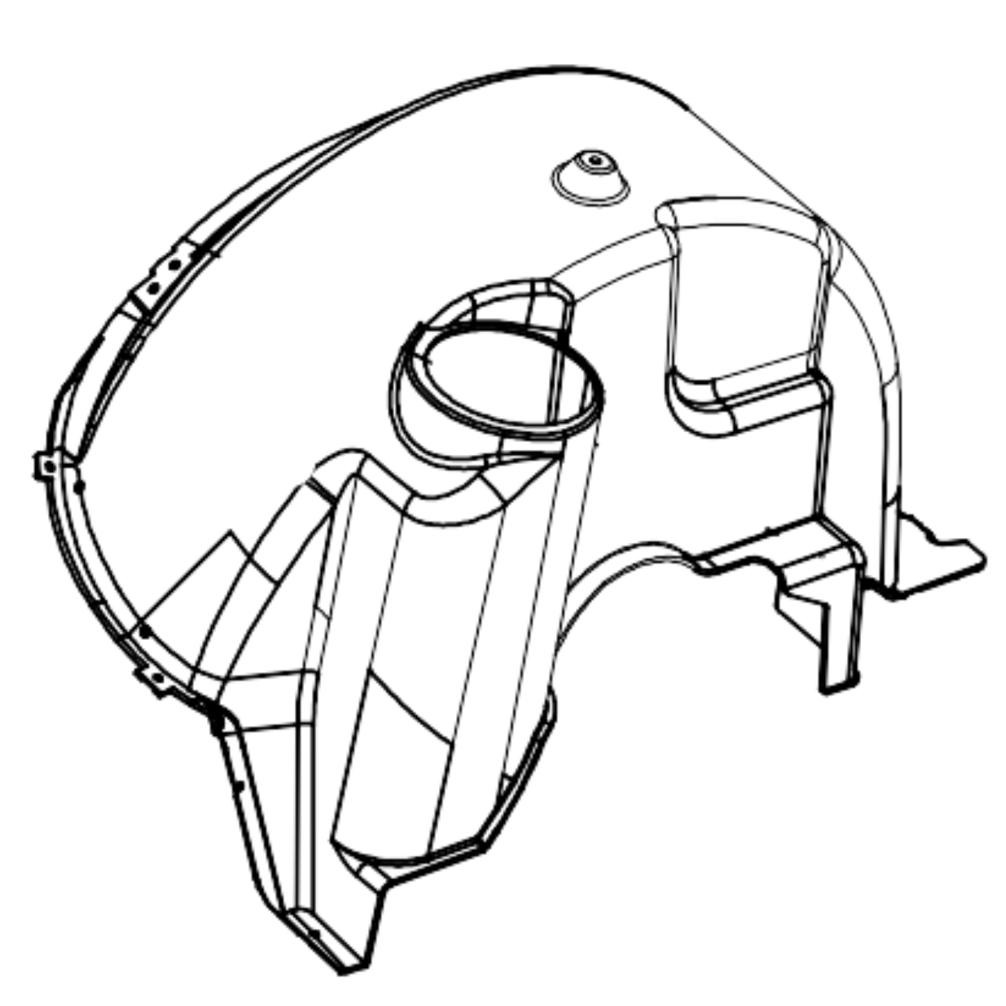 Rear Wheel Mud Fender L