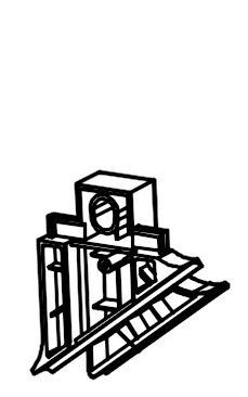 Door Upright Pillar Down Base/L