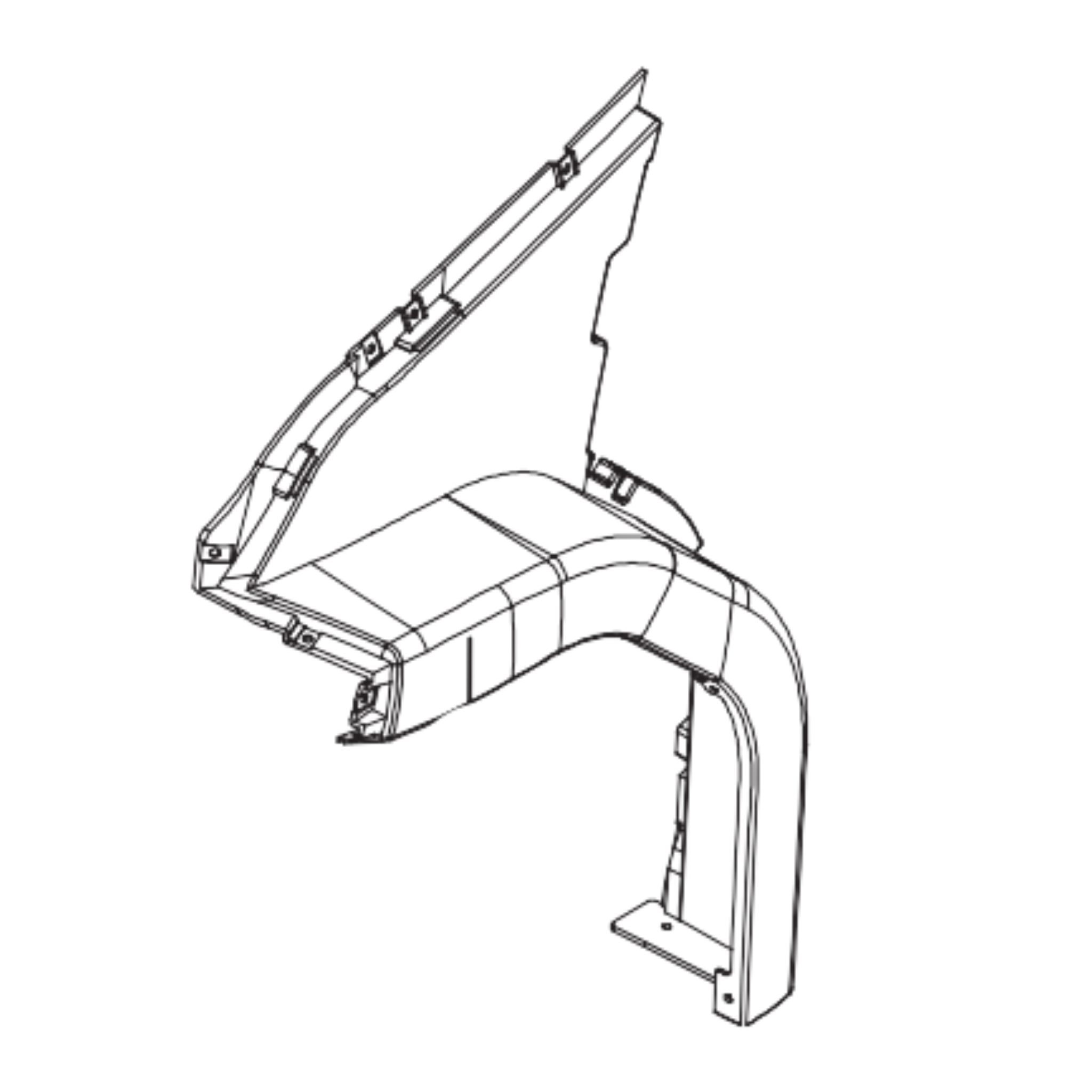 Front Wheel Eyebrow L