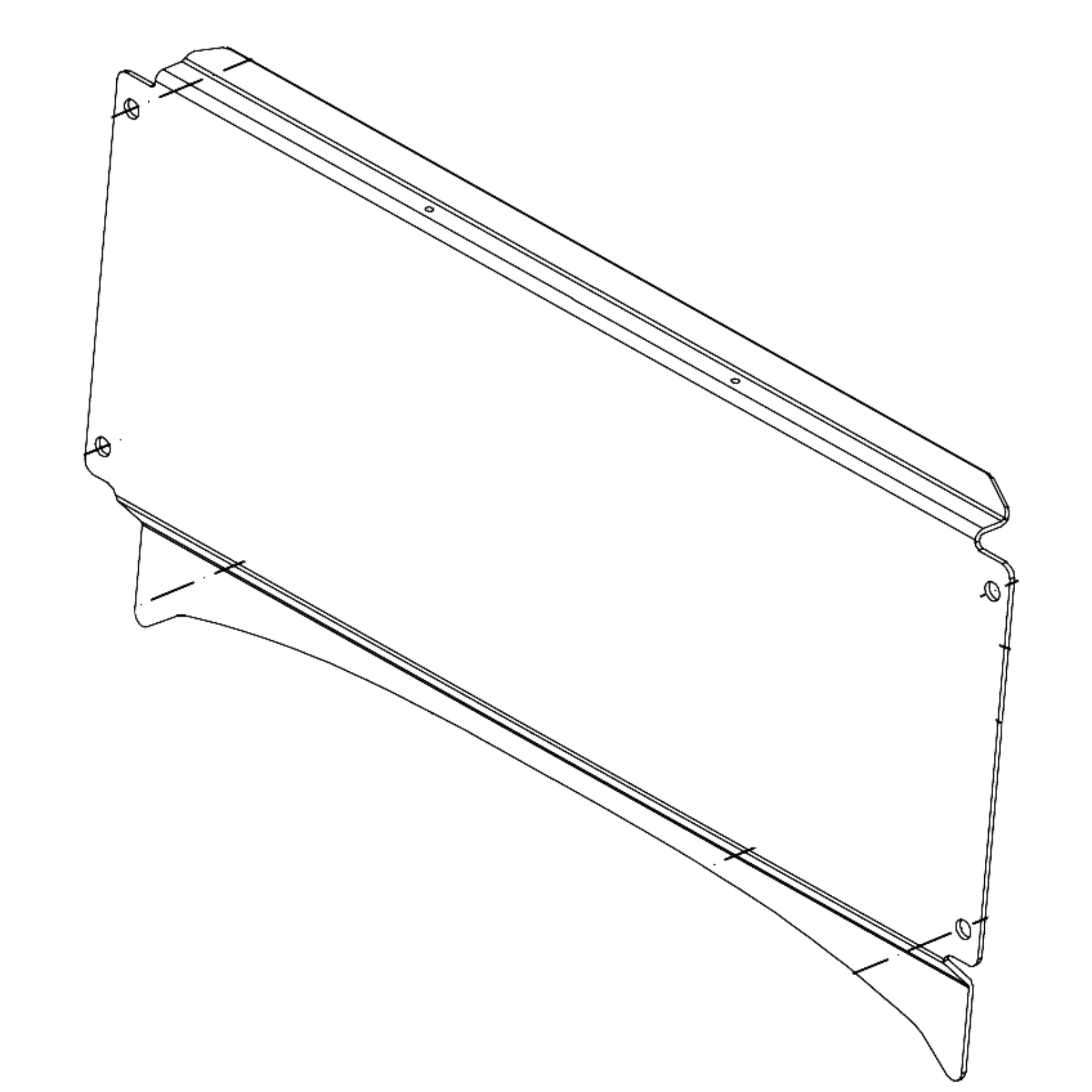 Foldable Windshield/Down