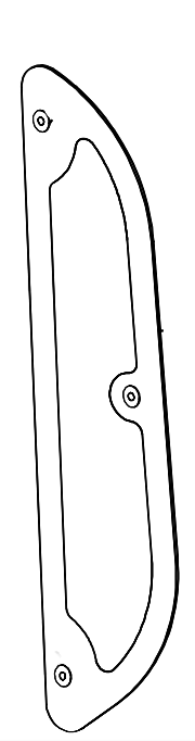 S2.DB Left Glass Plate