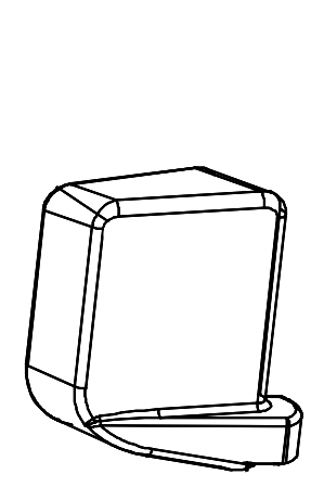 Rear Mirror/R-B (Grey)