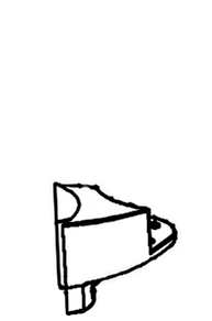 Rear Mirror Fixing Base/L-B