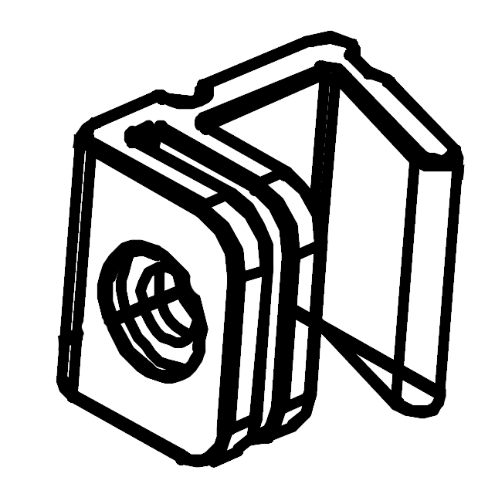 Foldable Windshield Card Glue Up