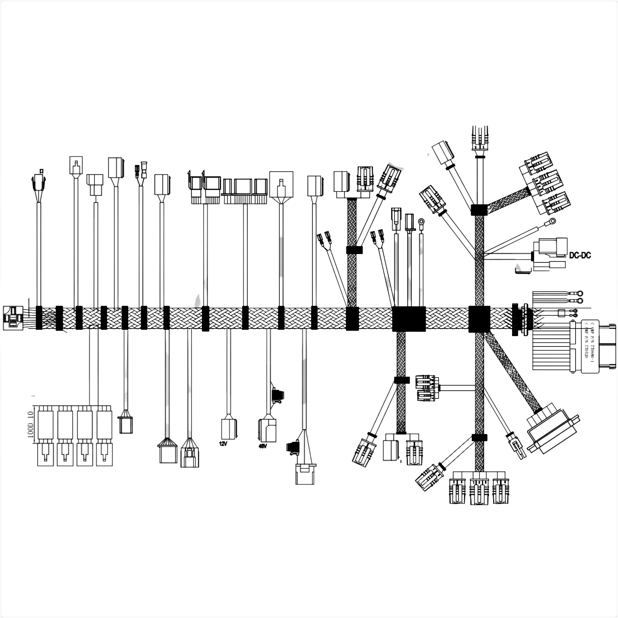 S4.Db Overall Wire Sheaves (48V)