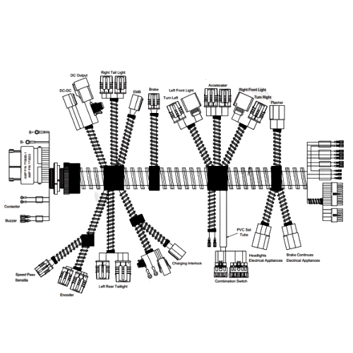 A627.6 Entire Wiring Harness (SEVCON)