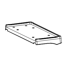 A627 Foldable Rear Seat Bottom Plate