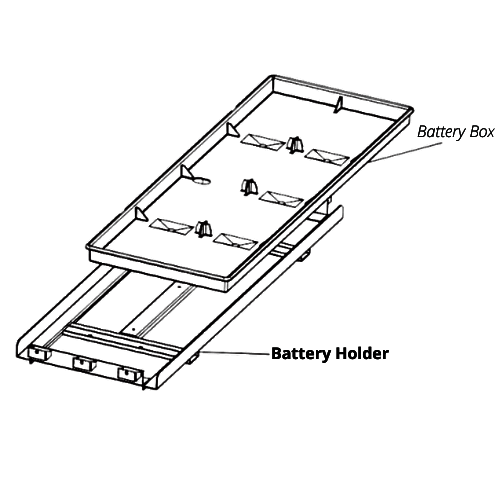 A627.4G Battery Holder