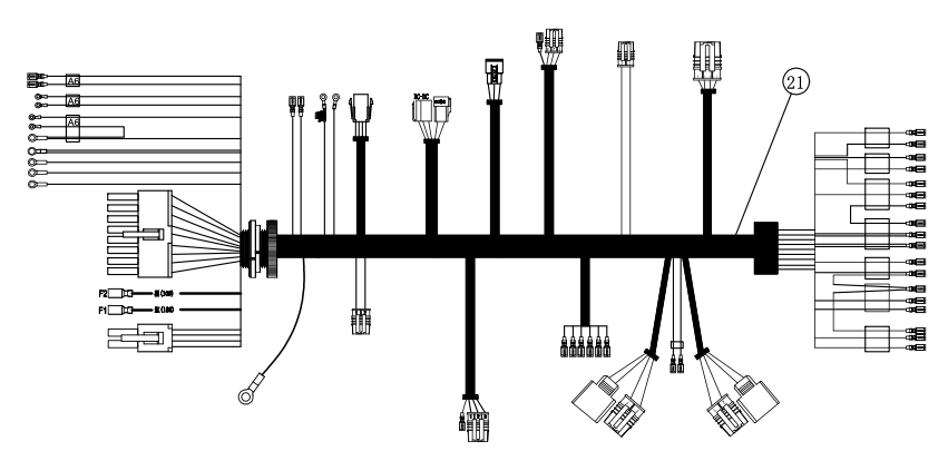H8 Entire Wiring Harness