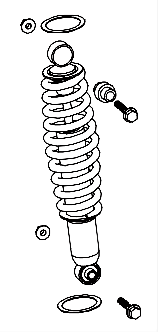 A8 Rear Shock Absorber Assy