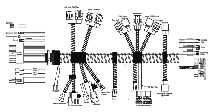 A627.6 entire wiring harness
