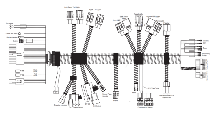 A627.H Entire Wiring Harness (1266A)