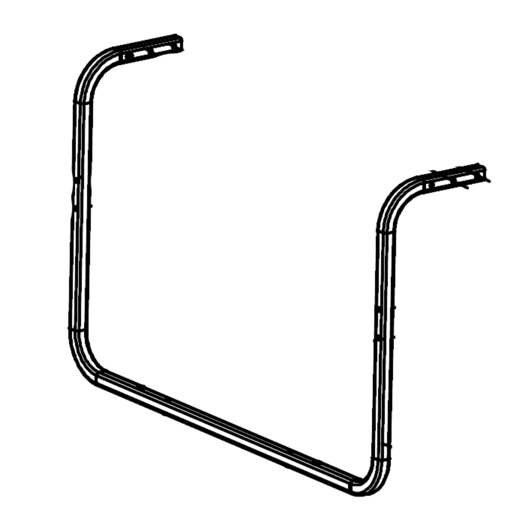 827.2+2 Roof Rear Support Frame