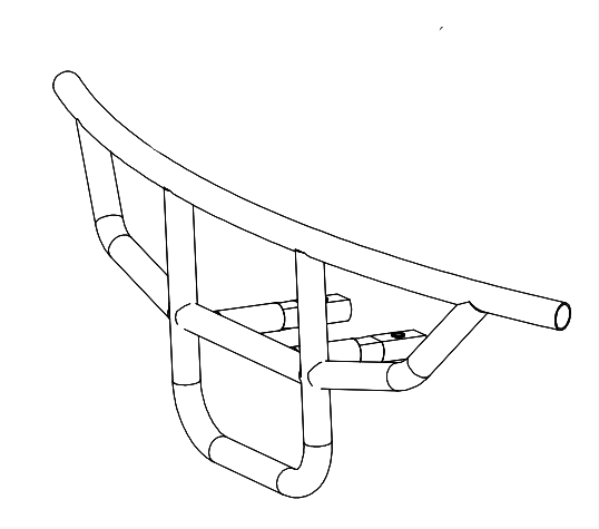 Front Bumper For Lifted Cart-B